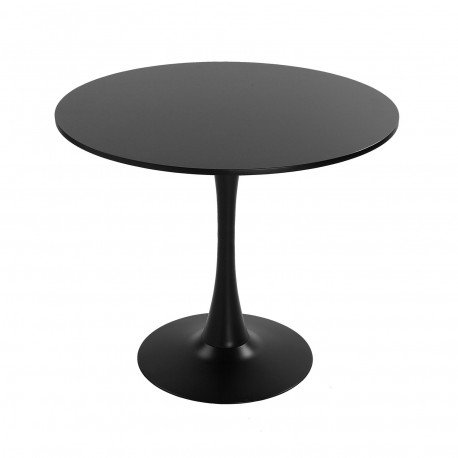MESA NEGRA MEERA 100 CM