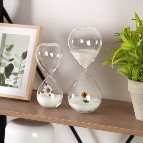 RELOJ DE ARENA FLOR 30MIN
