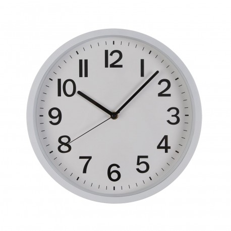 RELOJ DE PARED BLANCO 30CM RELOJ DE PARED BLANCO 30CM