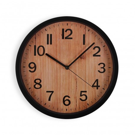 RELOJ DE PARED EFECTO MADERA 30CM RELOJ DE PARED EFECTO MADERA 30CM