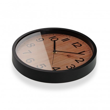 RELOJ DE PARED EFECTO MADERA 30CM RELOJ DE PARED EFECTO MADERA 30CM
