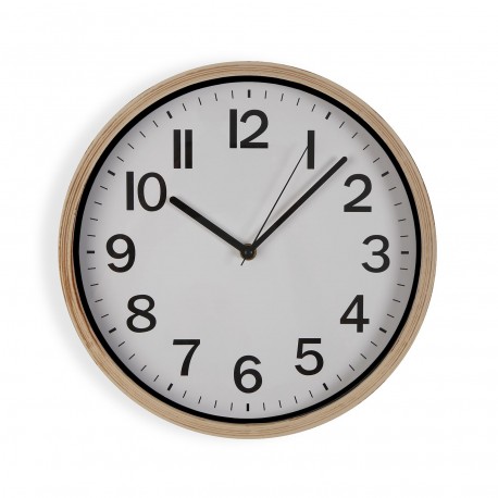 RELOJ DE PARED SIMIL MADERA 30CM RELOJ DE PARED SIMIL MADERA 30CM