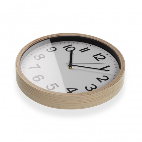 RELOJ DE PARED SIMIL MADERA 30CM RELOJ DE PARED SIMIL MADERA 30CM