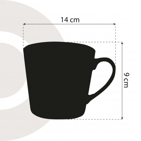 SET 6 TAZAS TE CON PLATO LIGNE