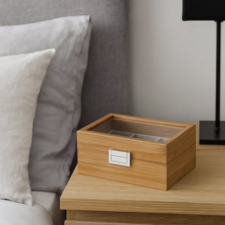 CAJA RELOJERO 3 COMPARTIMENTOS