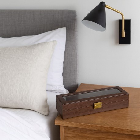 CAJA RELOJERO 6 COMPARTIMENTOS