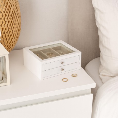 JOYERO DE MADERA BLANCO NEIL