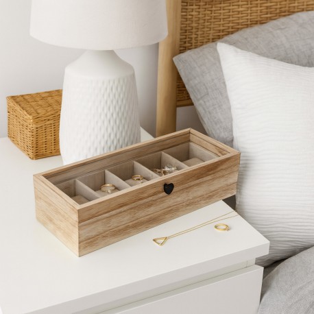 CAJA RELOJERO 5 COMPARTIMENTOS NIKO