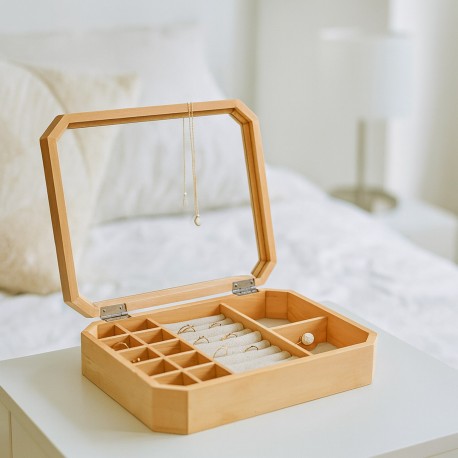 JOYERO DE MADERA ECLIPSE