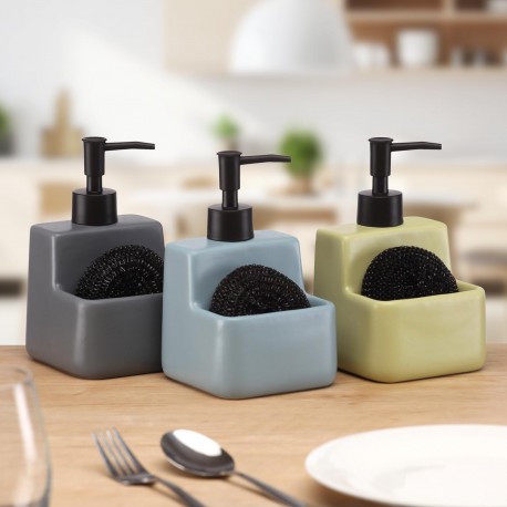 DISPENSADOR ESTROPAJERO GRIS