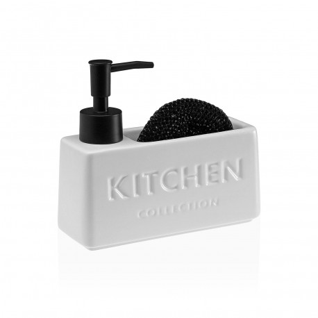 DISPENSADOR ESTROPAJERO "KITCHEN"  BLANCO