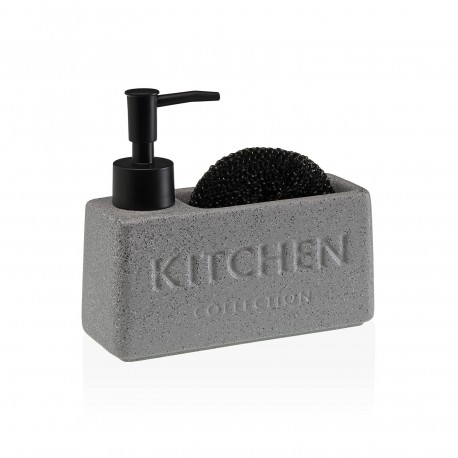 DISPENSADOR ESTROPAJERO "KITCHEN"  NEGRO