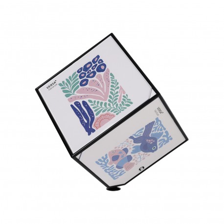 CUBO FOTOS JUNO 15 X 15 NEGRO