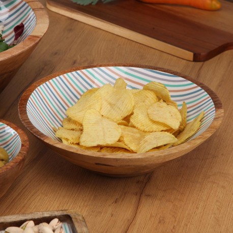 BOL GRANDE ESMALTADO RAYAS