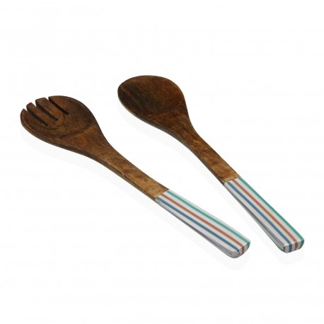 SET UTENSILIOS RAYAS