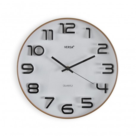 RELOJ DE PARED BLANCO 30CM