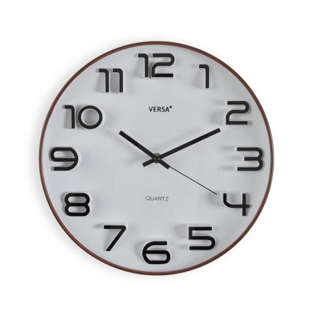 RELOJ DE PARED BLANCO 30CM