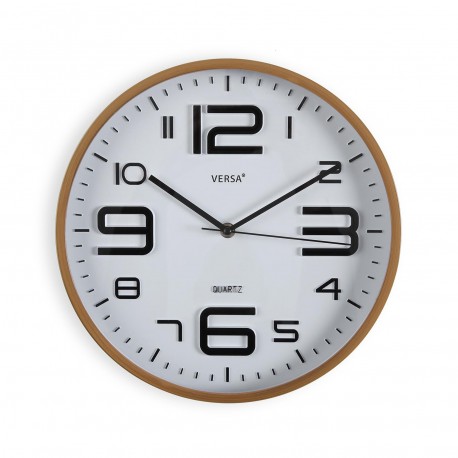 RELOJ DE PARED BLANCO 30CM