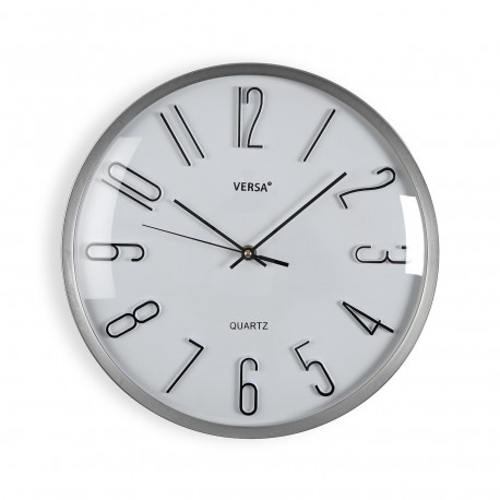 RELOJ DE PARED BLANCO 33CM