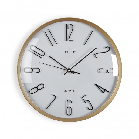 RELOJ DE PARED BLANCO 33CM