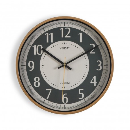 RELOJ DE PARED GRIS 30CM