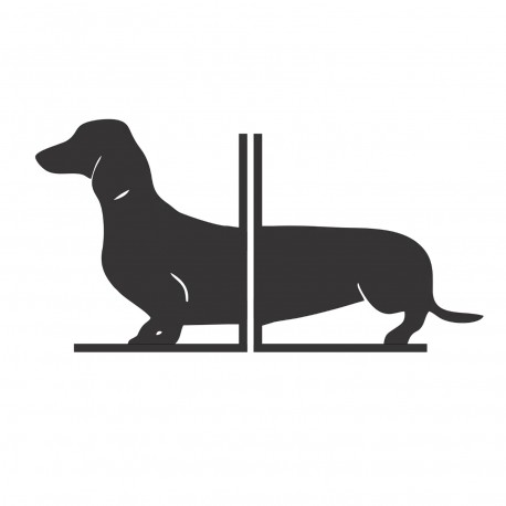 SUJETALIBROS PERRO SALCHICHA