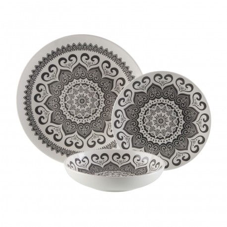 VAJILLA 18 PIEZAS HUHANA