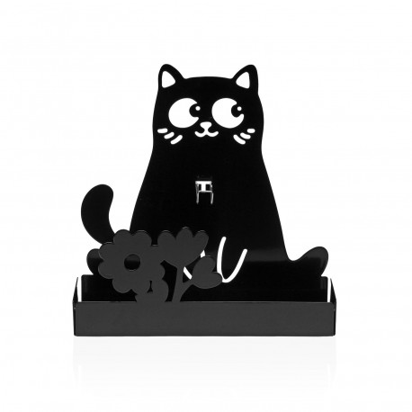 PORTA ESPIRAL ANTIMOSQUITOS GATO MISU NEGRO