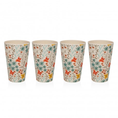 SET 4 VASOS FIORELLA