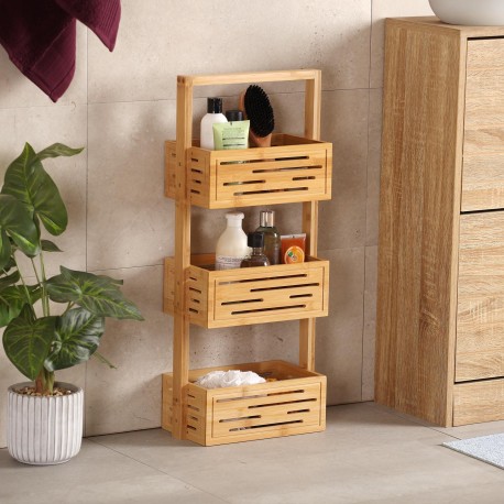 ESTANTERIA DE BAÑO BAMBOO