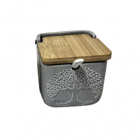 AZUCARERO CUADRADO GRIS ARBOL