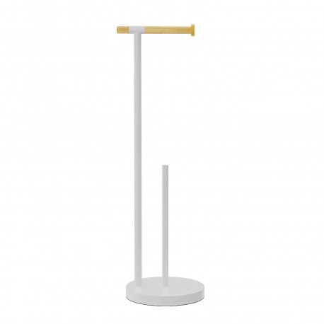 PORTAROLLOS BAMBU BLANCO