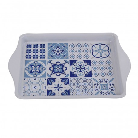 BANDEJA AZURITA METALICA CON ASAS