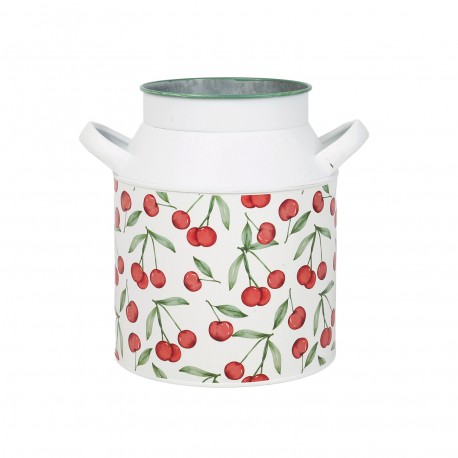 FLORERO CHERRIES METALICO