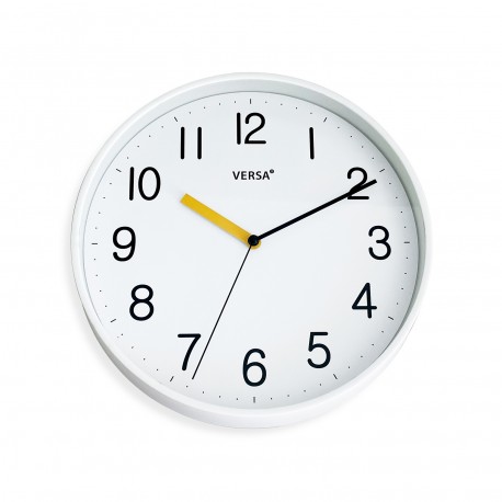 RELOJ PARED BLANCO 25CM