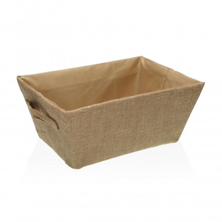 CESTA RECTANGULAR JUTE