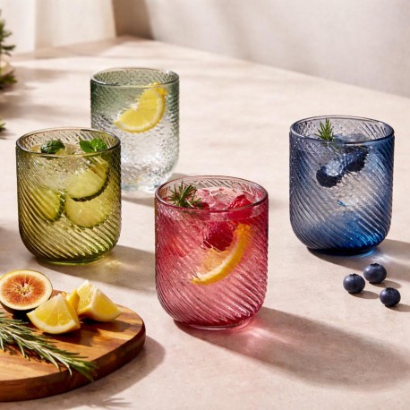 VASO CRISTAL 260ML AZUL