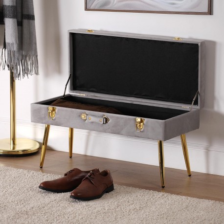 PIE DE CAMA PETTO GRIS