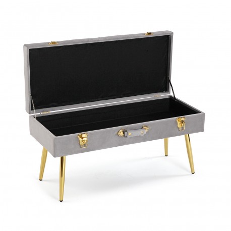 PIE DE CAMA PETTO GRIS