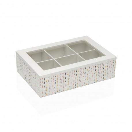 CAJA DE TE NORDIC DROPS 6 COMPARTIMENTOS