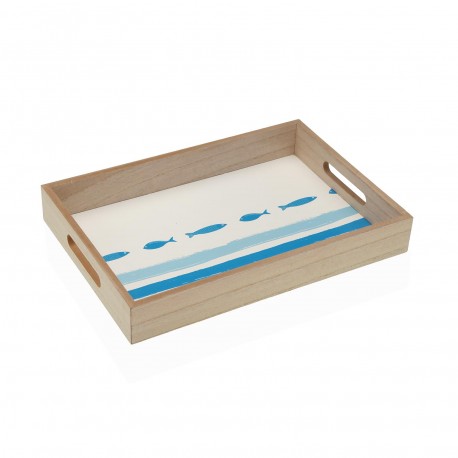 BANDEJA OCEANIC MADERA 34CM