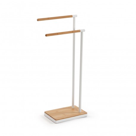 TOALLERO DOBLE BAMBU BLANCO