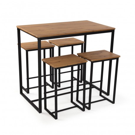 JUEGO MESA Y 4 SILLAS