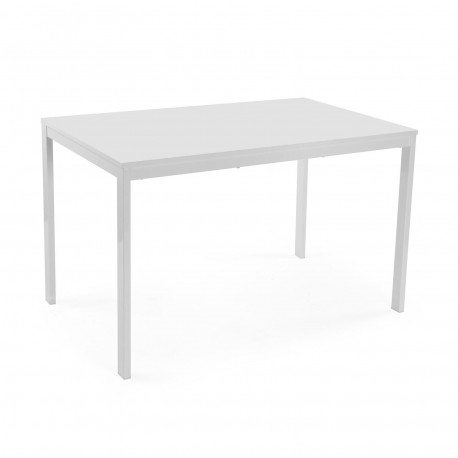 MESA COMEDOR EXTENSIBLE BLANCA
