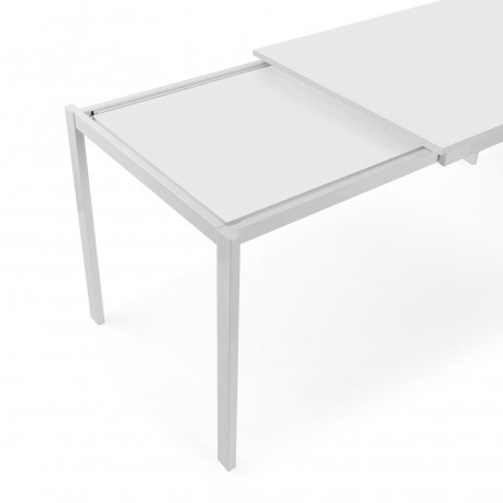 MESA COMEDOR EXTENSIBLE BLANCA