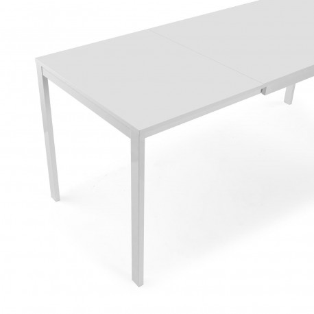 MESA COMEDOR EXTENSIBLE BLANCA