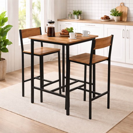 JUEGO MESA Y 2 SILLAS