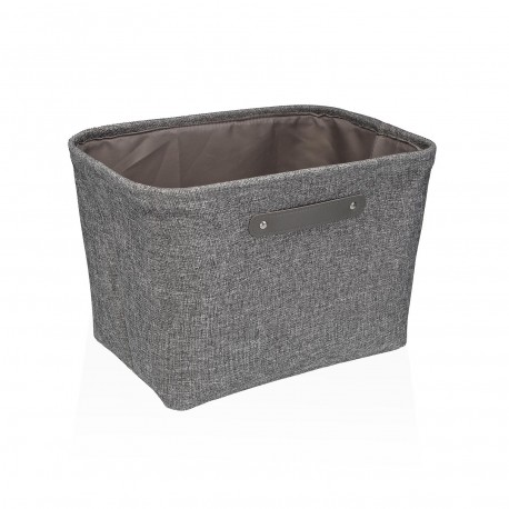 CESTA RECTANGULAR GRIS
