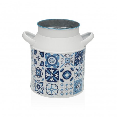 FLORERO AZURITA METALICO