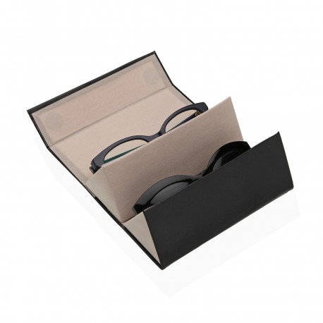 FUNDA GAFAS DOBLE NEGRA